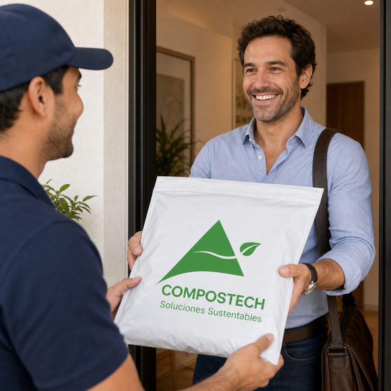 Bolsas courier compostables COMPOSTECH